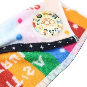 Disney ミニタオル シャーリングジャガードハンカチタオル ディズニーキャラクター Disney100周年 ジョイフルセレブレーション ディズニー 丸眞