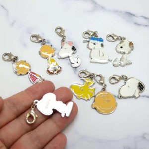 FAS ファスナーマスコット チャムコレ スヌーピー チャーリーブラウン 歩き ナカジマ ピーナッツ メタルチャーム
