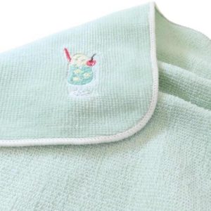 ミニタオル タオルハンカチ ハラペコレトロ クリームソーダ クーリア 汗拭きタオル