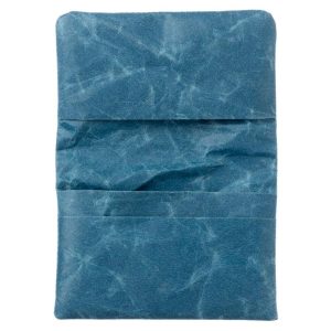 SIWA｜紙和　名刺ケース　ブルー　破れにくい紙・ナオロン製名刺入れ　山梨県の工芸品　Durable paper business card holder